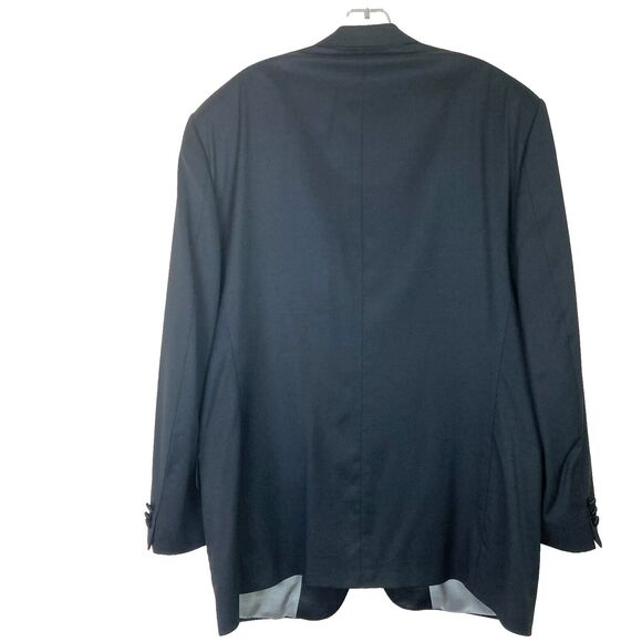 Tallia Uomo Men's Black Tuxedo Jacket Size 44R Wedding Prom - Picture 4 of 8